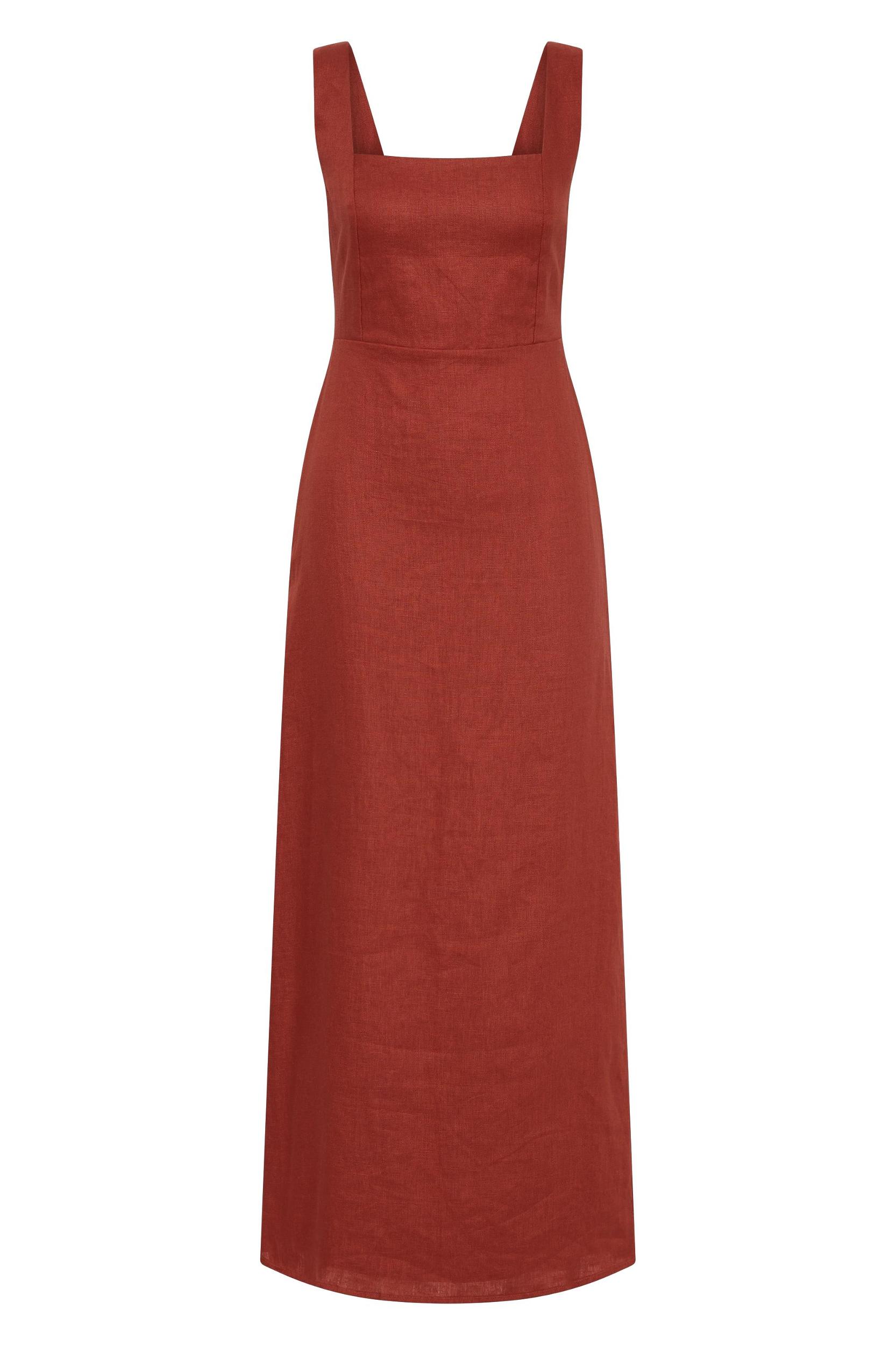 Lais Midi Dress Garnet - Final Sale Product Image