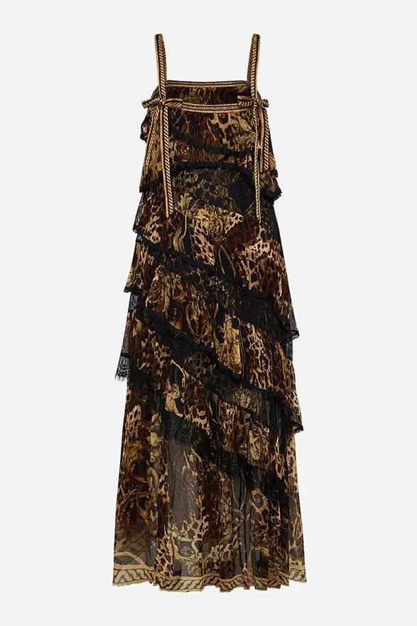 CAMILLA Asymmetric Spliced Lace Dress -SALE Product Image