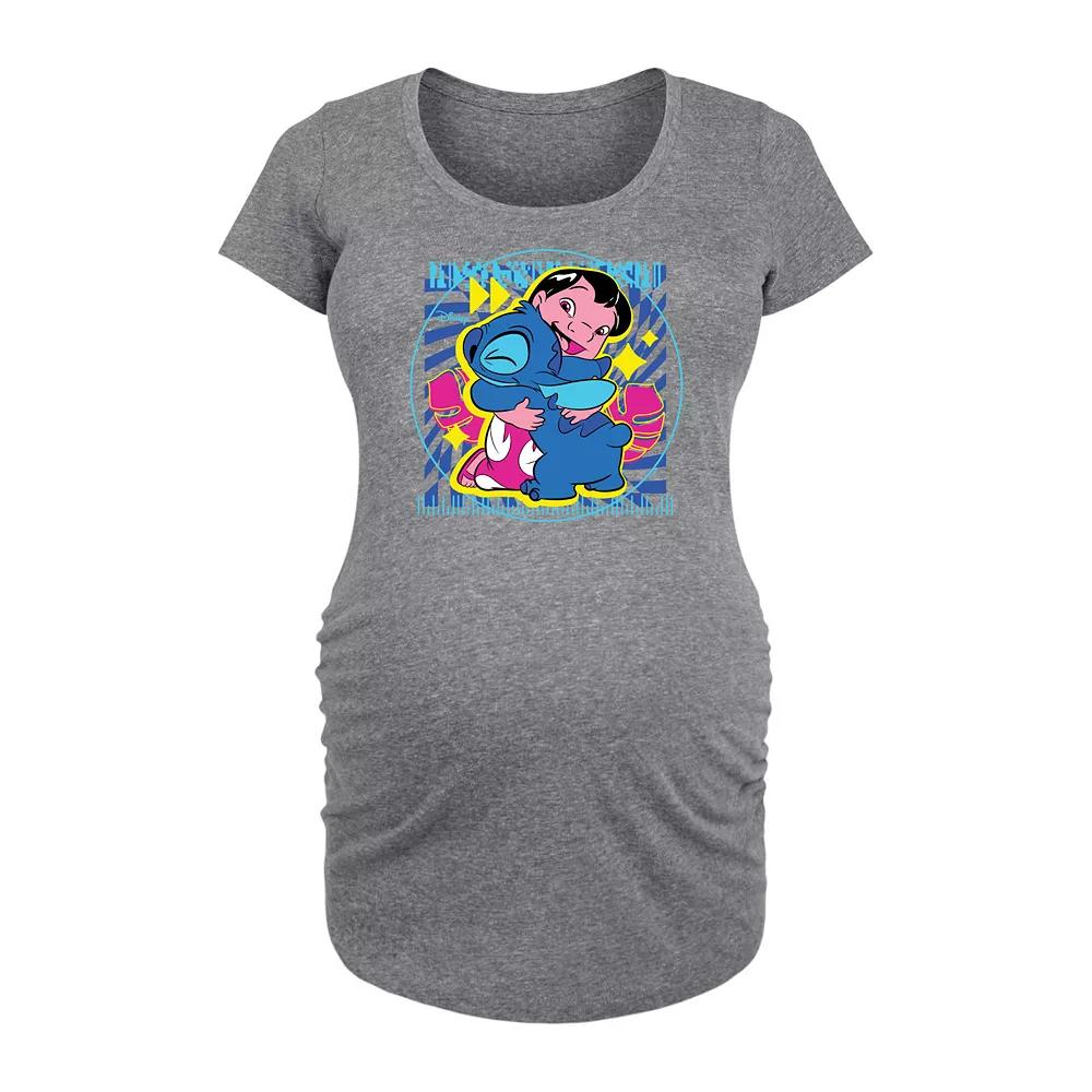 Disney's Lilo & Stitch Maternity Hug Graphic Tee, Women's,  Product Image