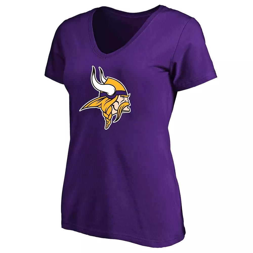 Women's Fanatics Purple Minnesota Vikings Plus Size V-Neck T-Shirt, Size: 3XL Product Image