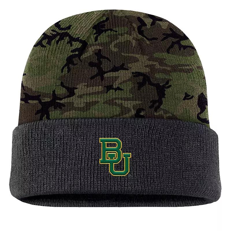 Men's Nike  Camo Arkansas Razorbacks Military Appreciation Cuffed Knit Hat, Green Product Image