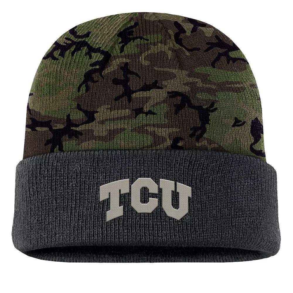 Men's Nike  Camo Iowa State Cyclones Military Appreciation Cuffed Knit Hat, Green Product Image