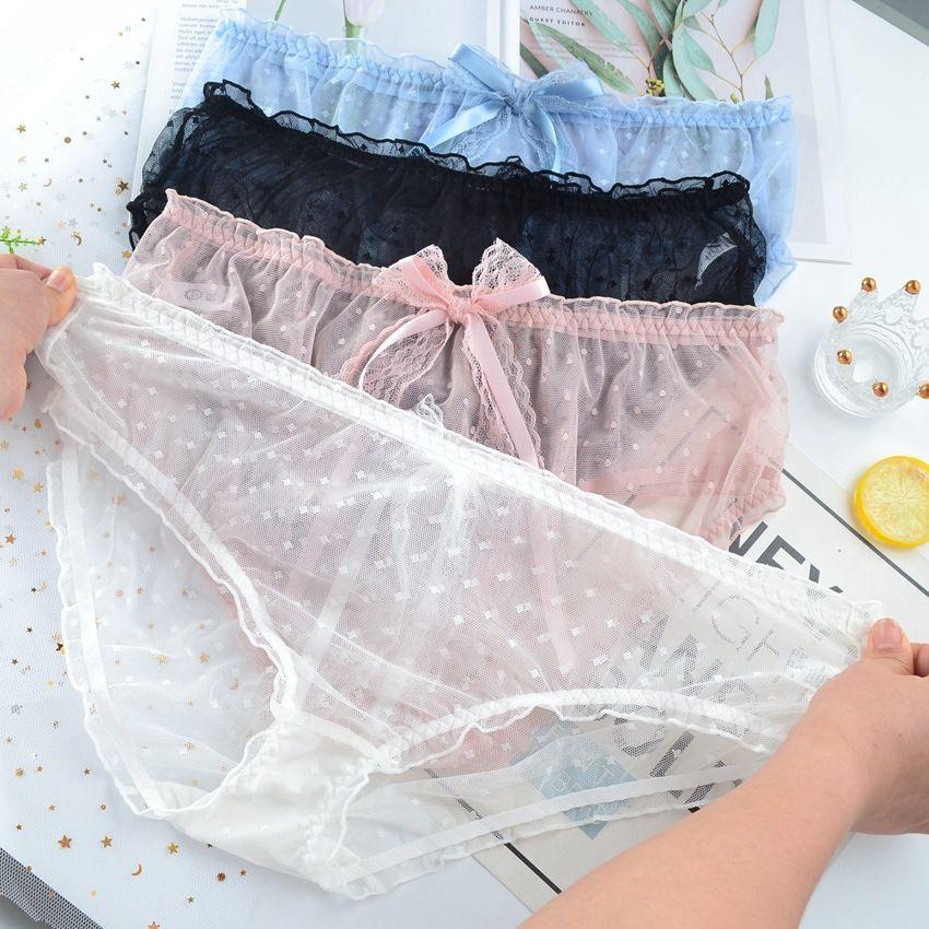 Bow Lace Panties Product Image