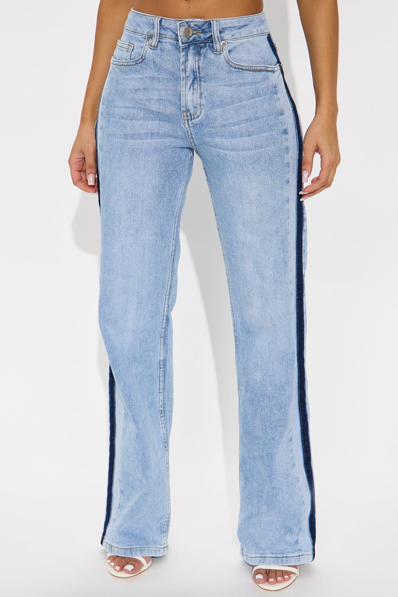 Right Now Wide Leg Jean - Light Wash Female Product Image