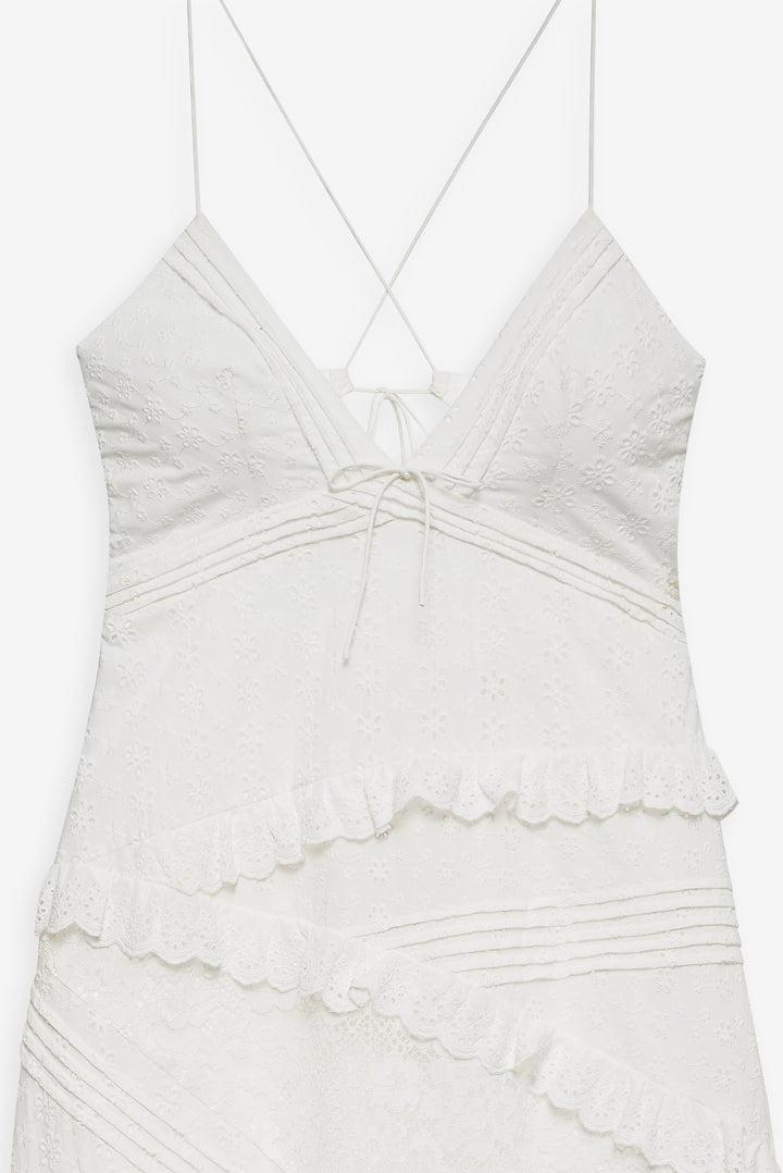 Rosalyn Maxi Dress — White Product Image