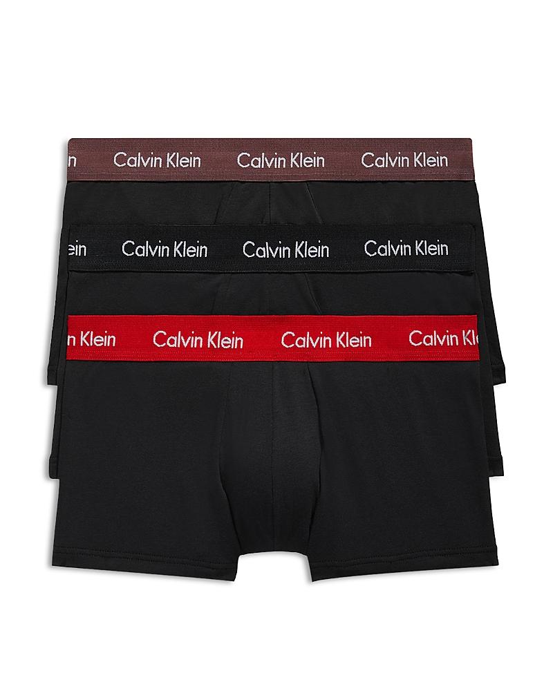 Calvin Klein Mens Cotton Stretch 3-Pack Low Rise Trunk Product Image