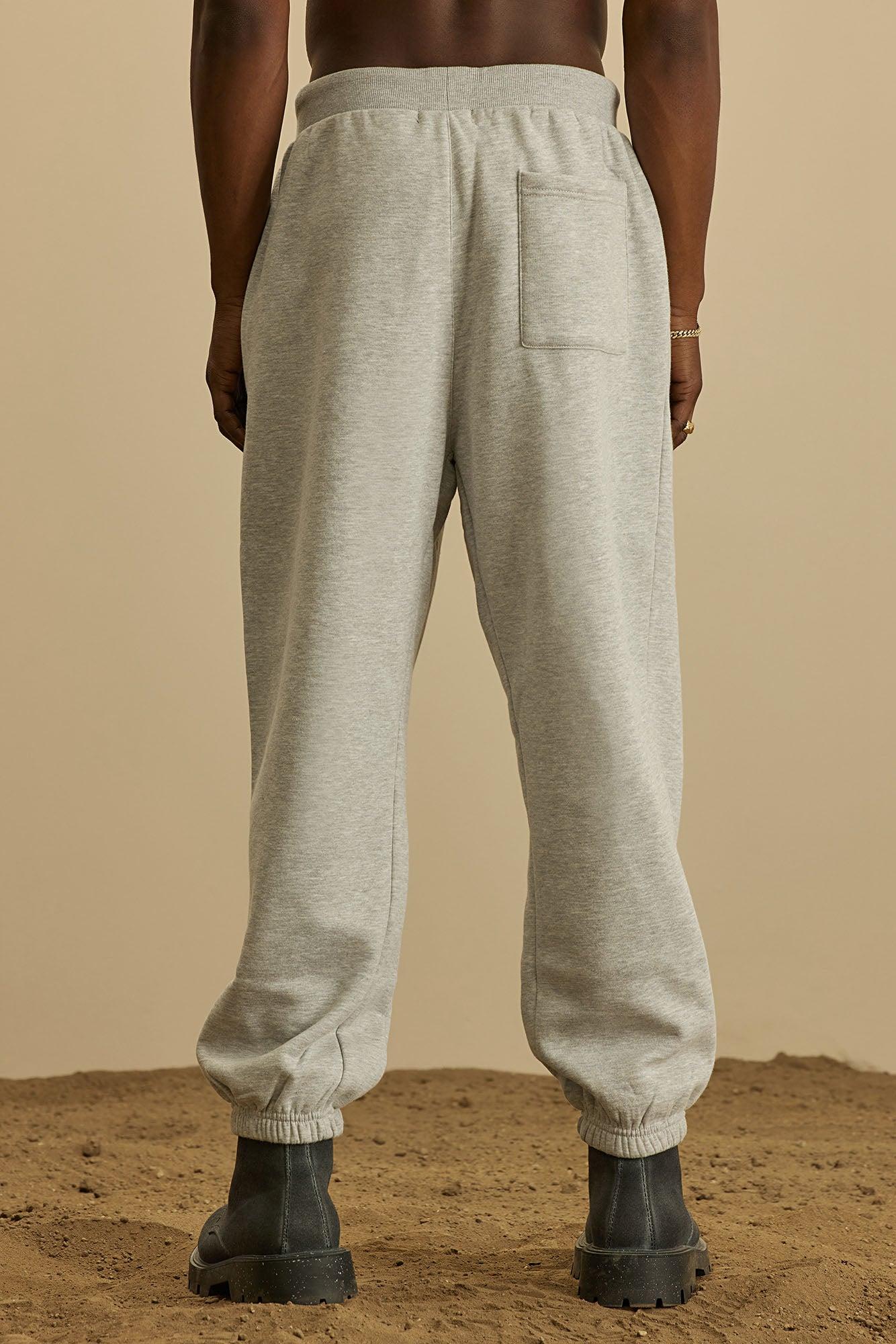 Tyson Relaxed Gusset Jogger - Heather Grey Product Image