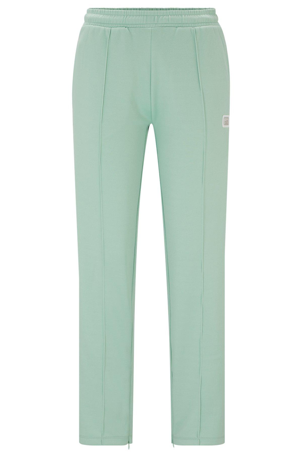 Straight-fit tracksuit bottoms with stacked logo Product Image