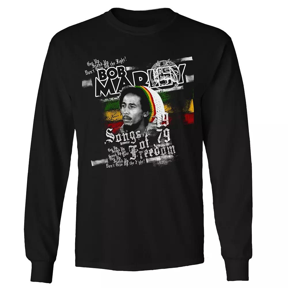 Men's Bob Marley Freedom Long Sleeve Tee,  Product Image