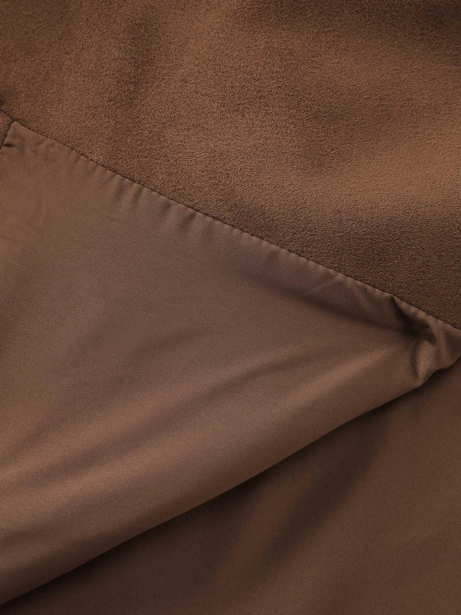 Zipper Detail Lapel Collar Jacket Female Product Image