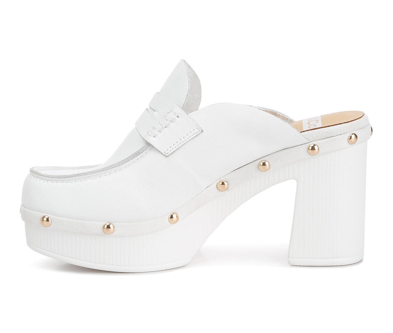 Women's Rag & Co Lyrac Recycled Leather Platform Clogs Product Image