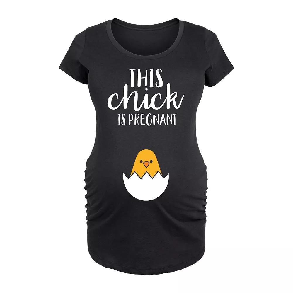 Maternity This Chick Is Pregnant Graphic Tee, Women's,  Product Image