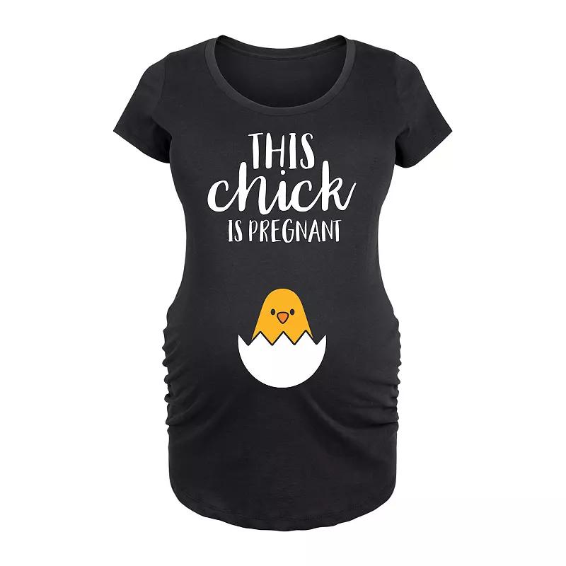 Maternity This Chick Is Pregnant Graphic Tee, Women's,  Product Image