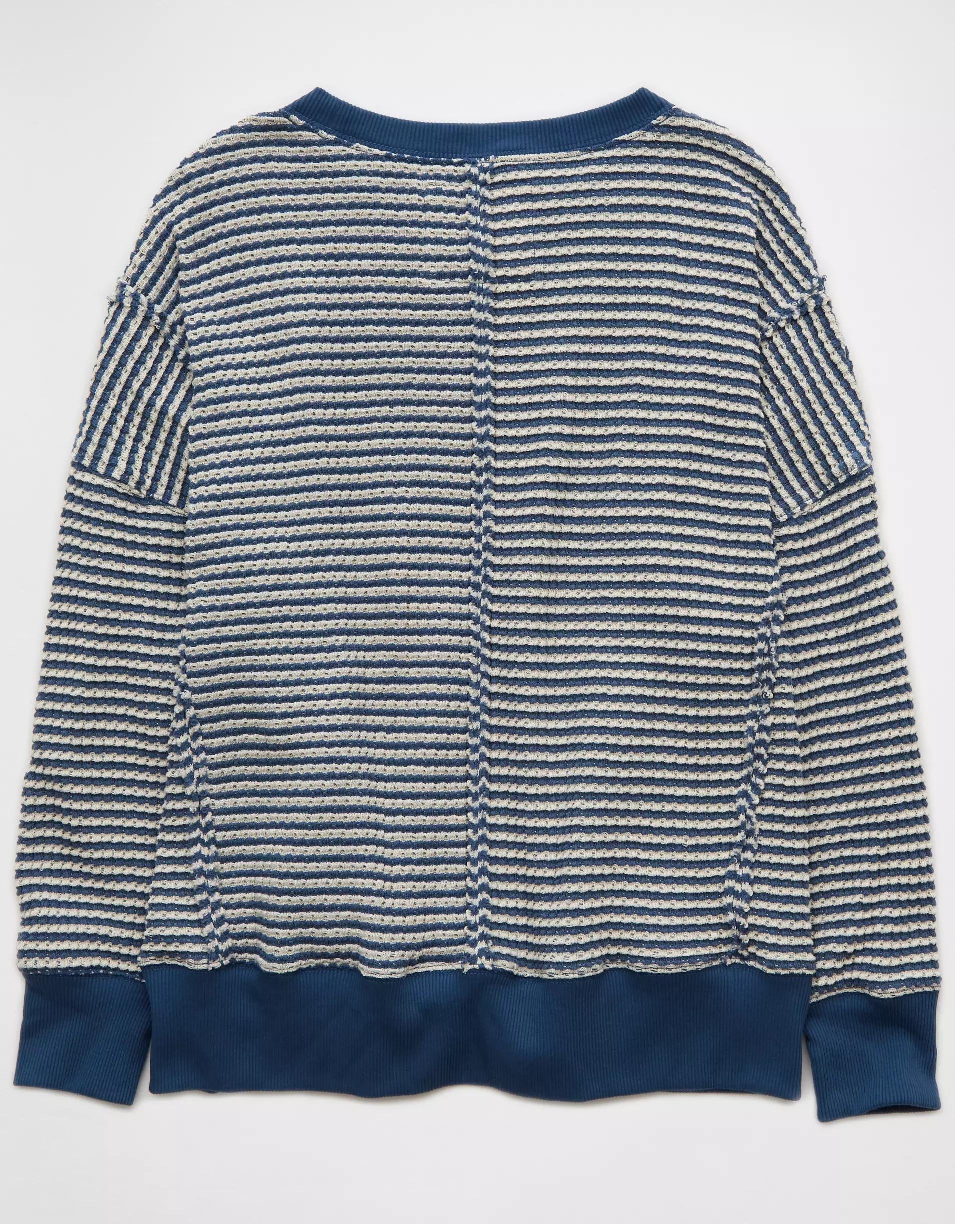 AE Big Hug Waffle Sweatshirt Product Image