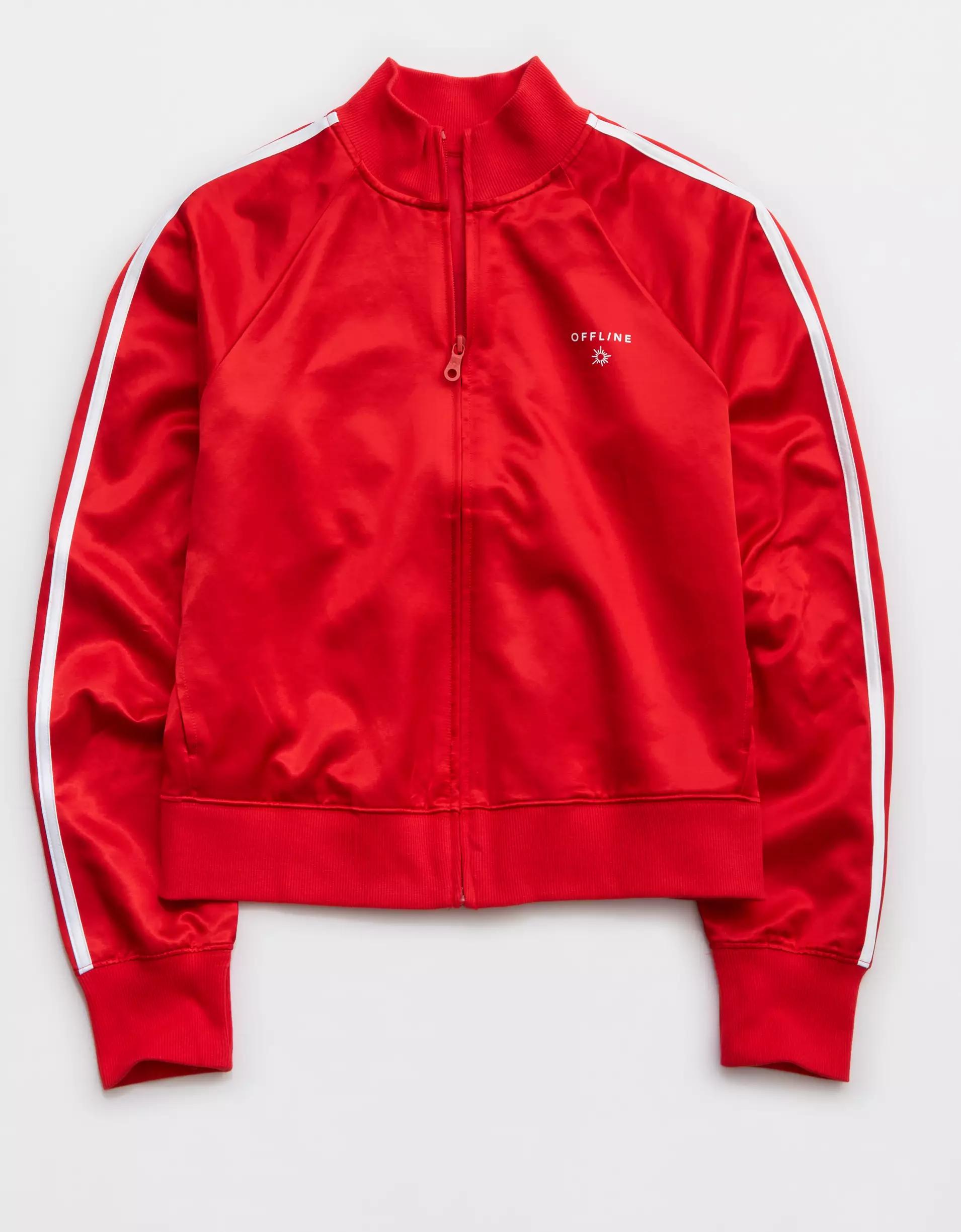 OFFLINE By Aerie You're A Winner Satin Jacket Product Image