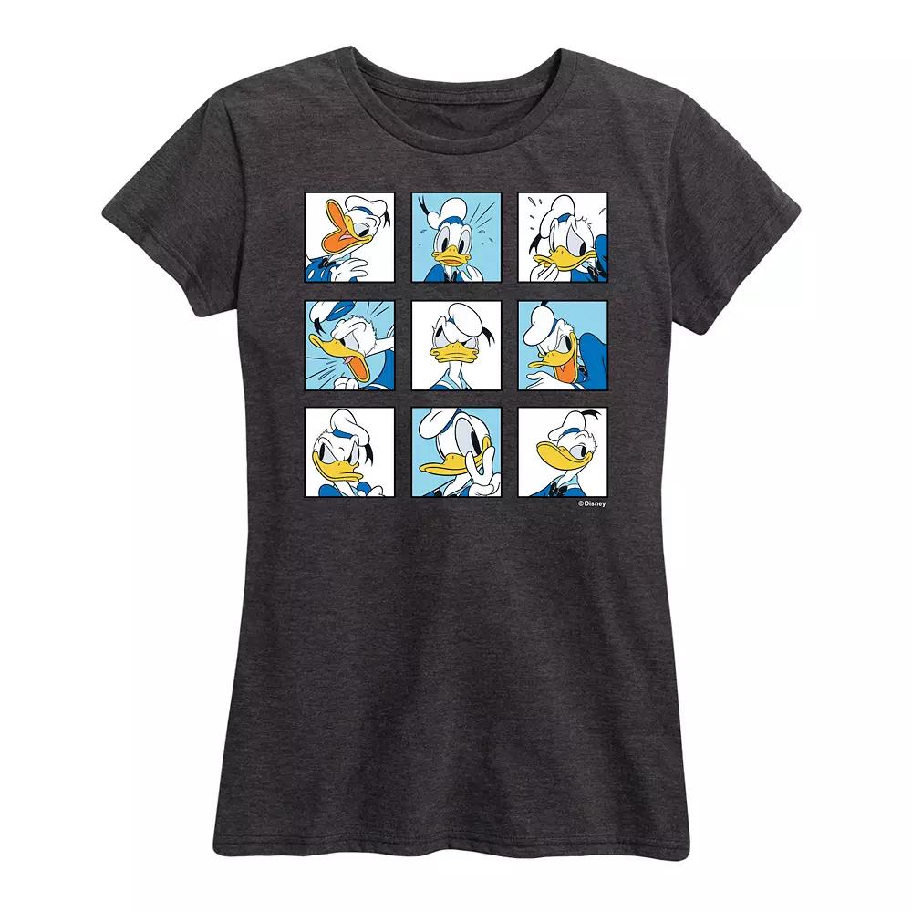 Disney's Donald Duck Women's Grid Graphic Tee,  Product Image