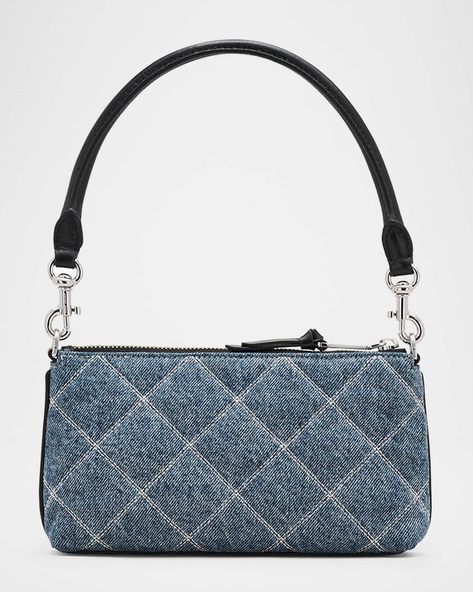 Snapshot Quilted Denim Shoulder Bag Product Image