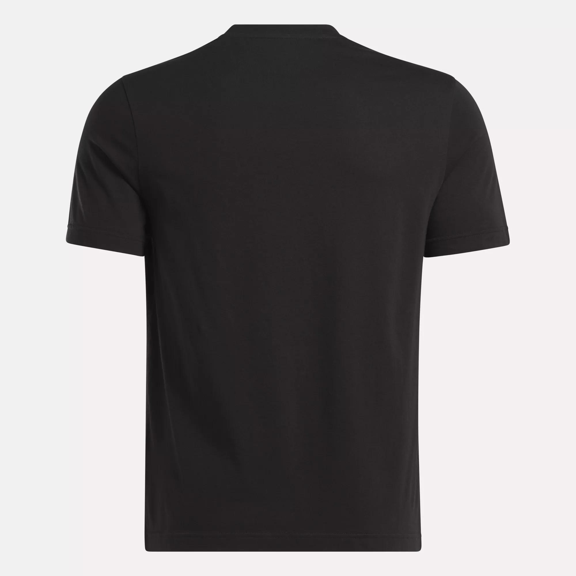 Men's Reebok Identity Big Stacked Logo T-Shirt Male Product Image