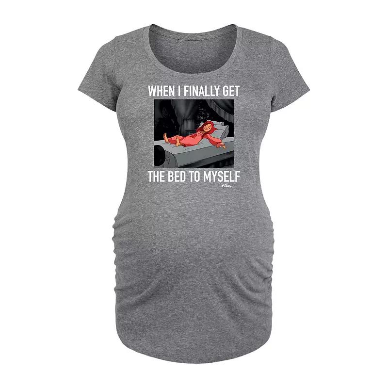 Disney Princess Ariel Maternity Bed To Myself Graphic Tee, Women's,  Product Image
