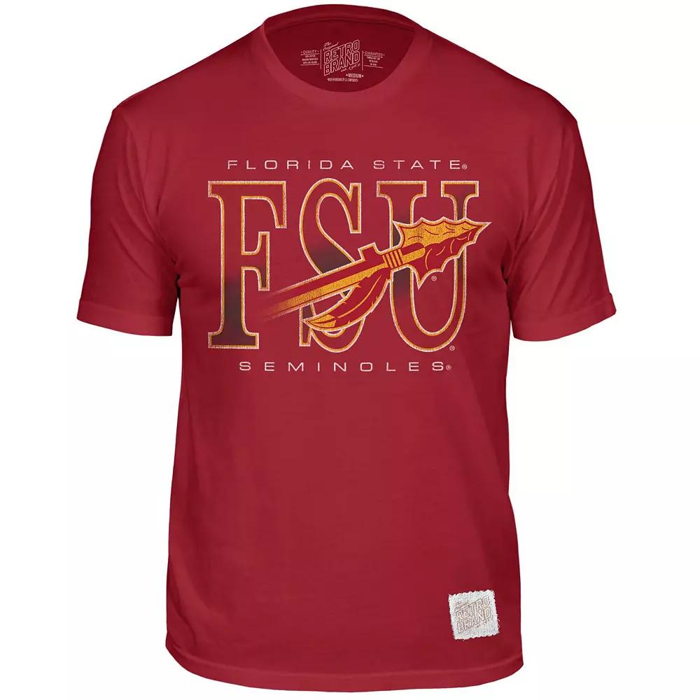 Men's Original Retro Brand Garnet Florida State Seminoles Retro T-Shirt,  Product Image