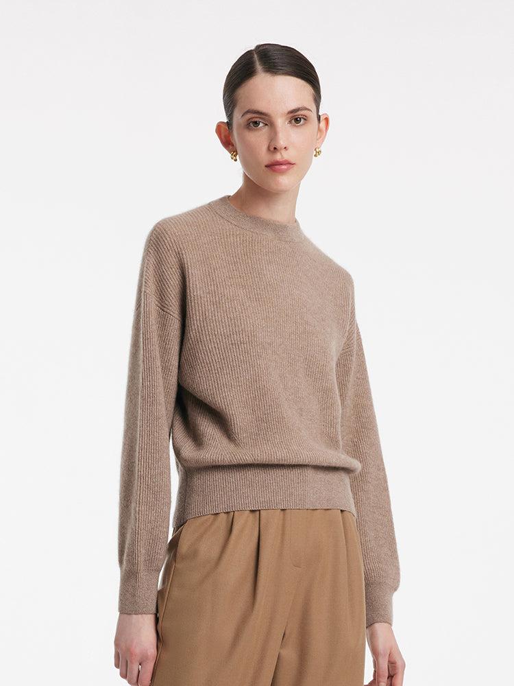 Pure Cashmere Hooded Sweater With Detachable Hat Product Image