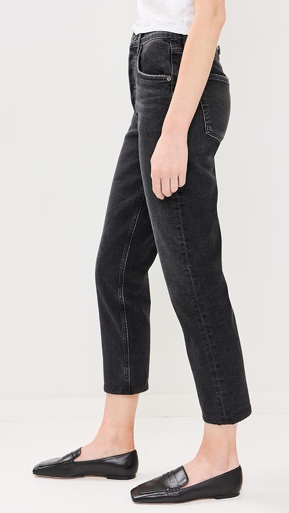 AGOLDE Riley High Rise Straight Crop Jeans | Shopbop Product Image