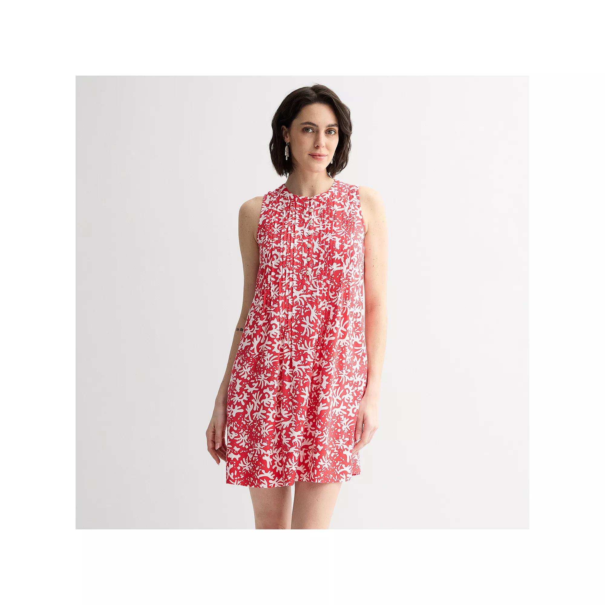 Women's Sonoma Goods For Life® Sleeveless Pintuck Dress,  Product Image