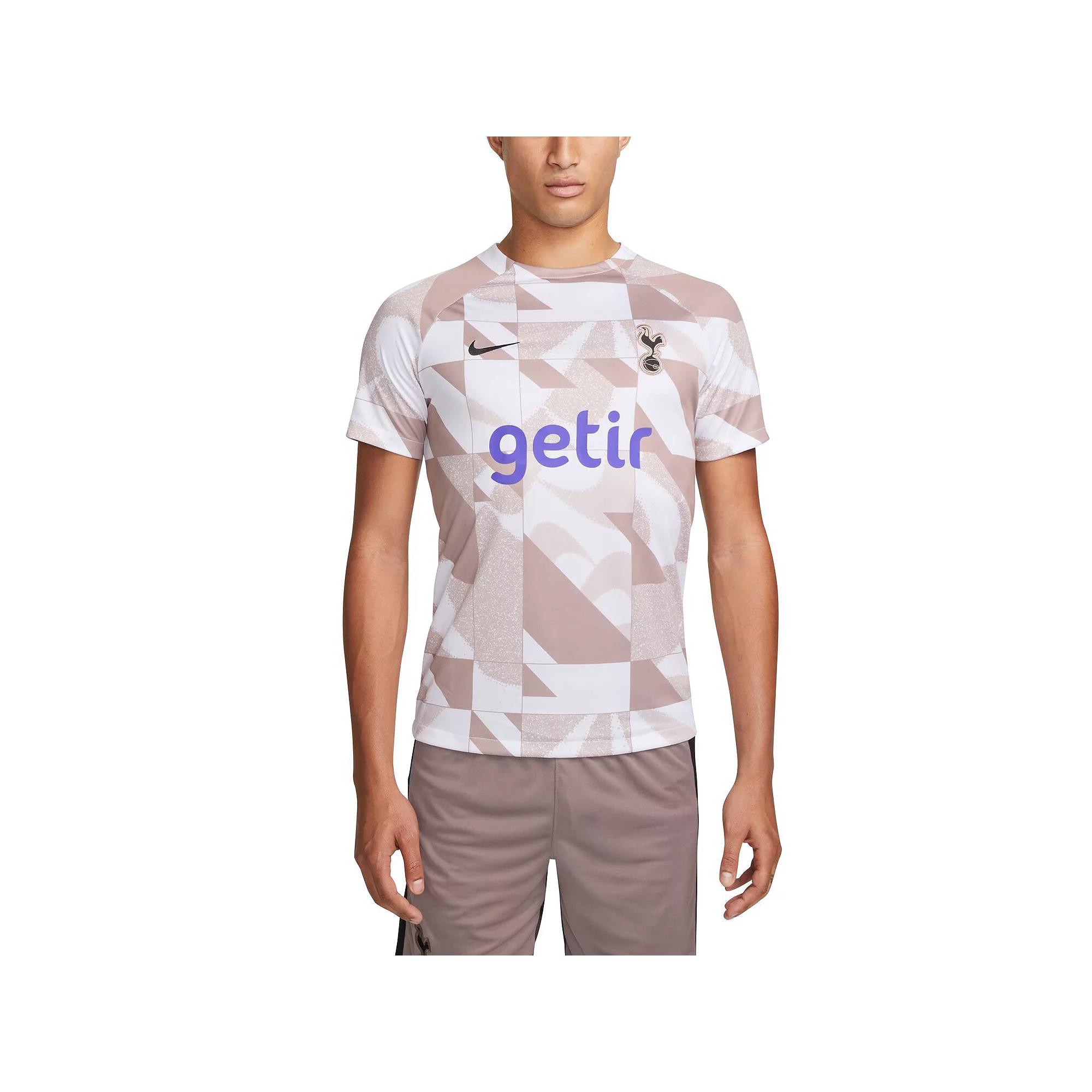 Men's Nike White Tottenham Hotspur 2023/24 Academy Pro Pre-Match Top, Size: Small, Tot White Product Image