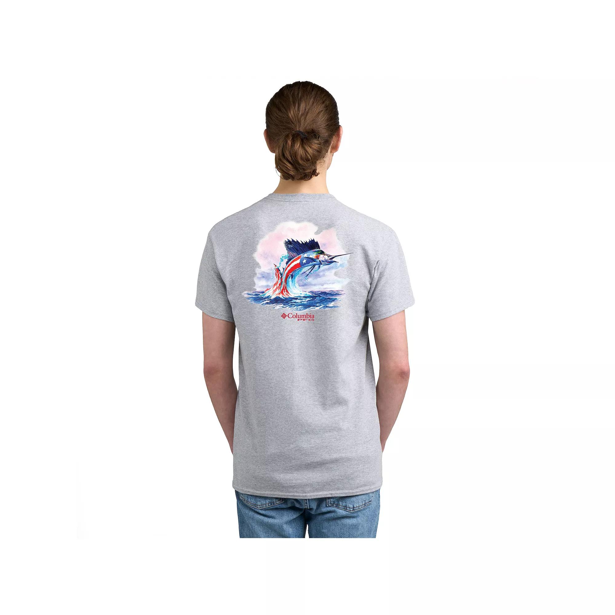 Men's Columbia PFG Short Sleeve Graphic Tee,  Product Image