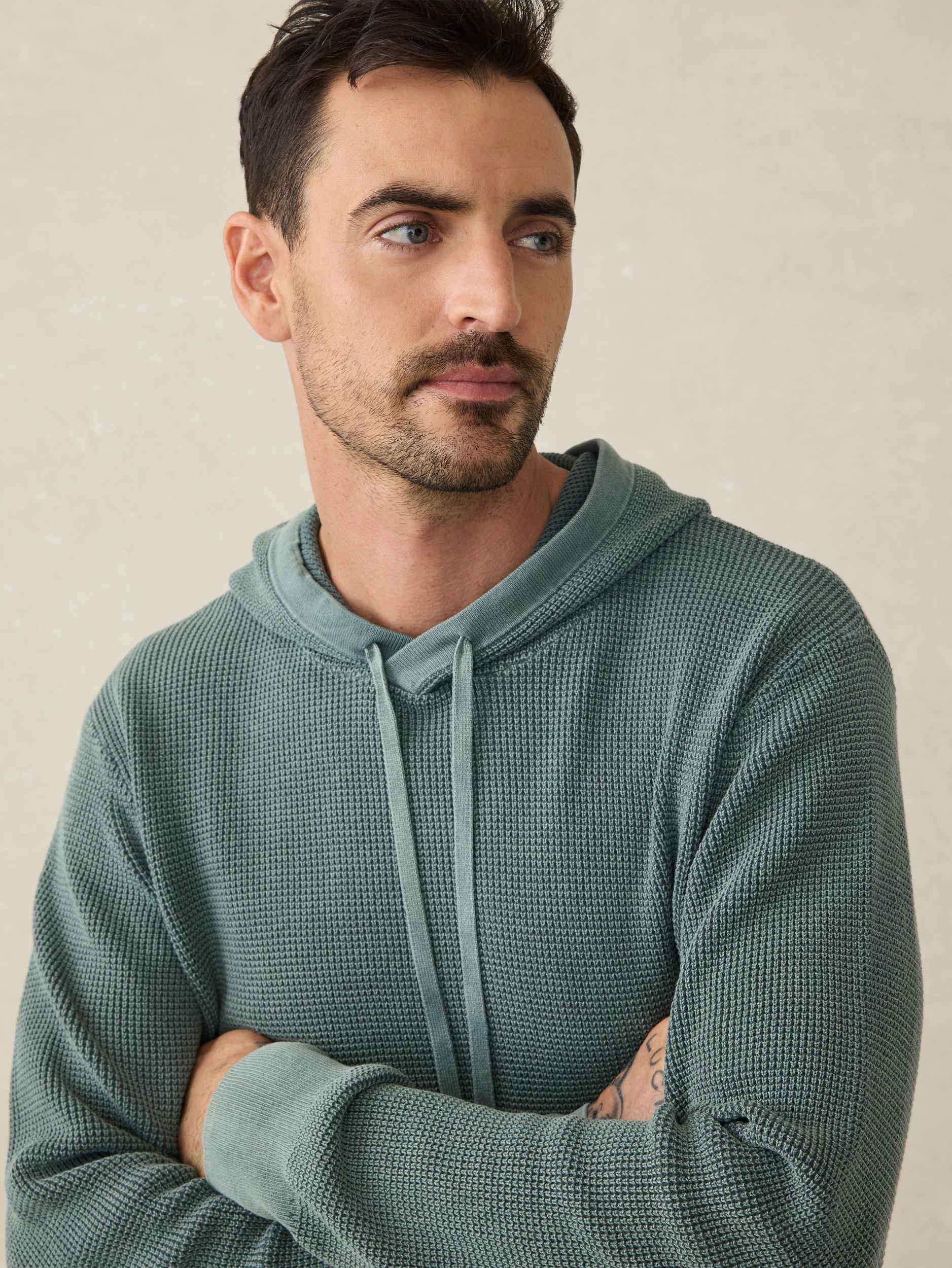 Sunwashed Sweater Hoodie - Mountain Olive Male Product Image