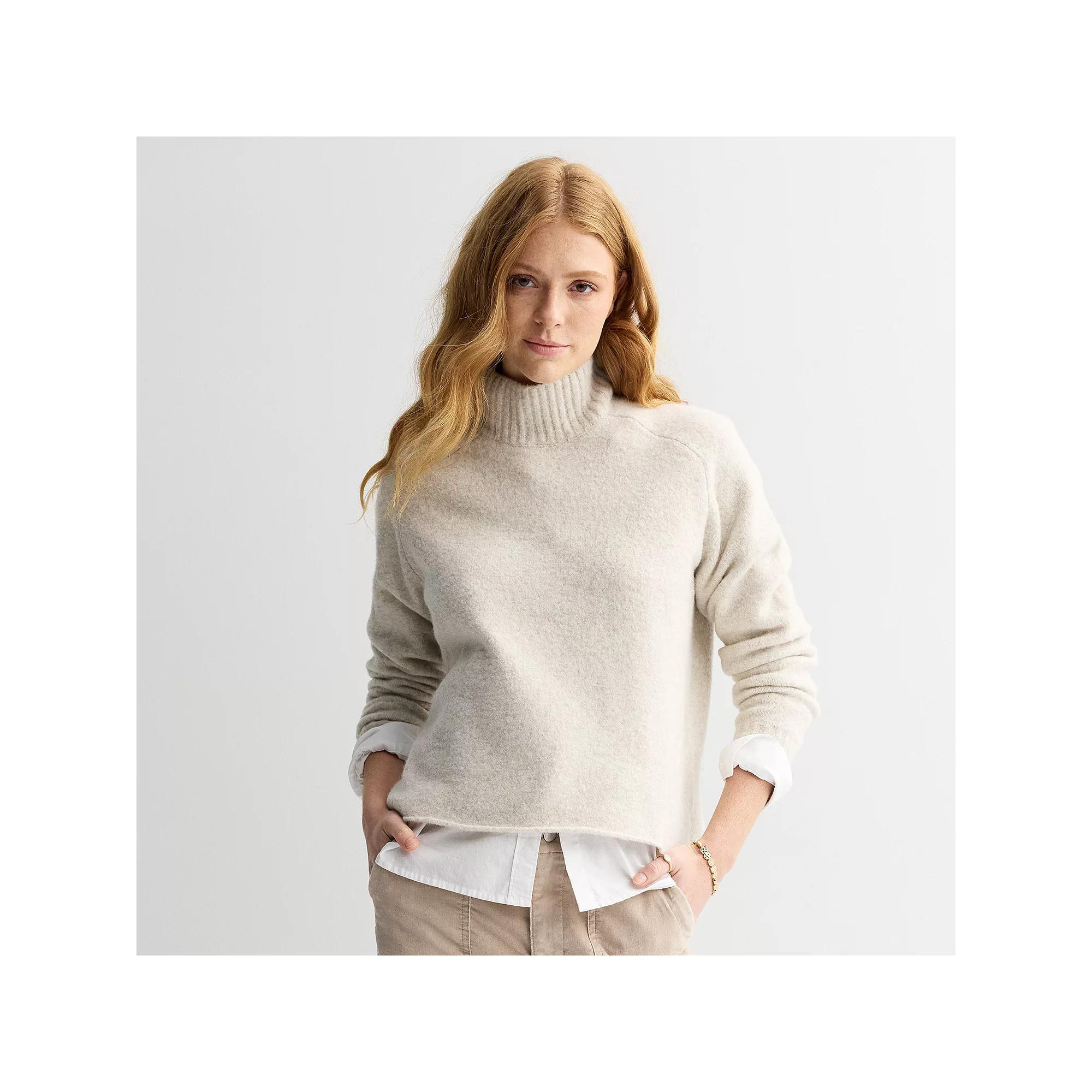 Women's Sonoma Goods For Life® Plush Mockneck Sweater,  Product Image