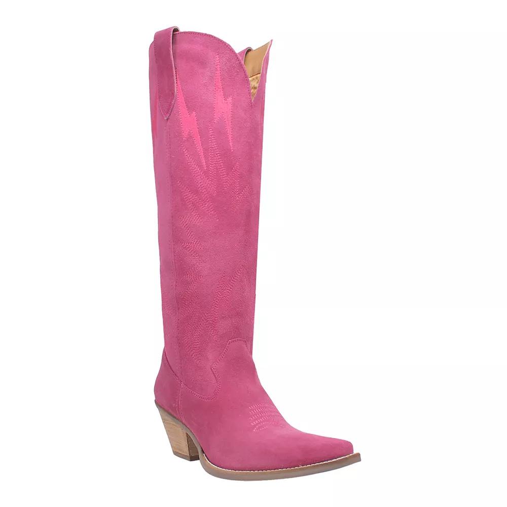 Dingo Thunder Road Women's Suede Knee-High Boots,  Product Image