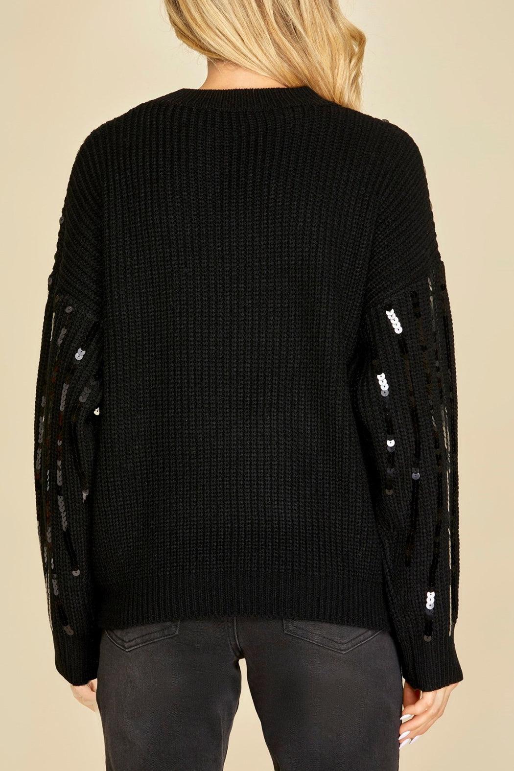 Sequin Pullover Sweater Product Image