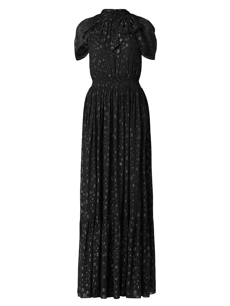 Womens Misha Polka Dot Chiffon Dress Product Image