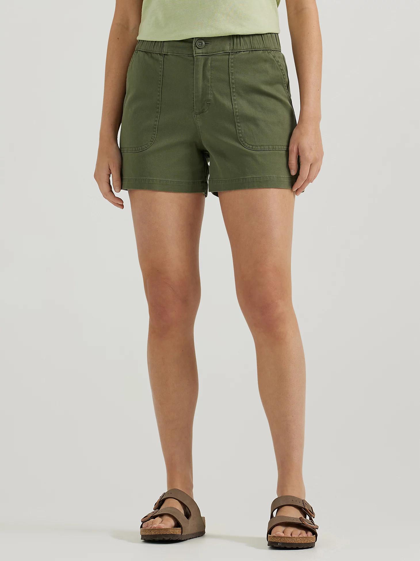 Women's Ultra Lux Comfort High Rise Pull-On Utility Short | Women's Shorts | Lee® Product Image