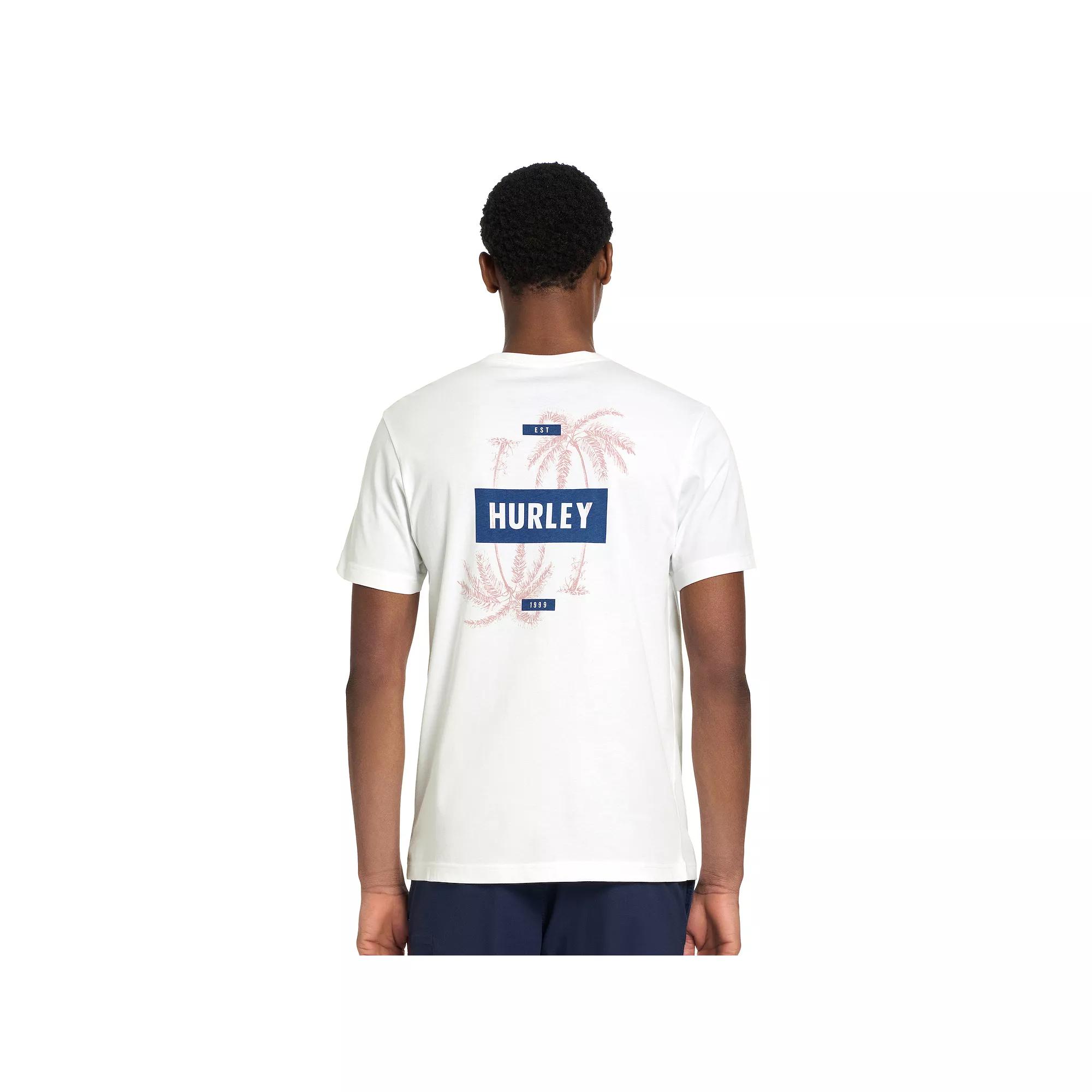 Men's Hurley Short-Sleeve Graphic Tee, Size: XXL, Pure White Product Image