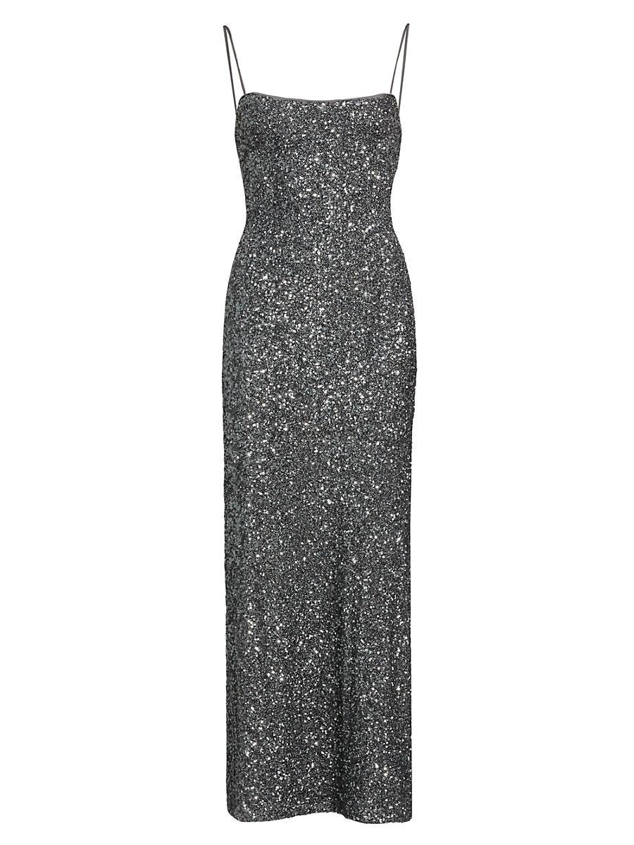 Womens Beau Sequin Maxi Dress Product Image