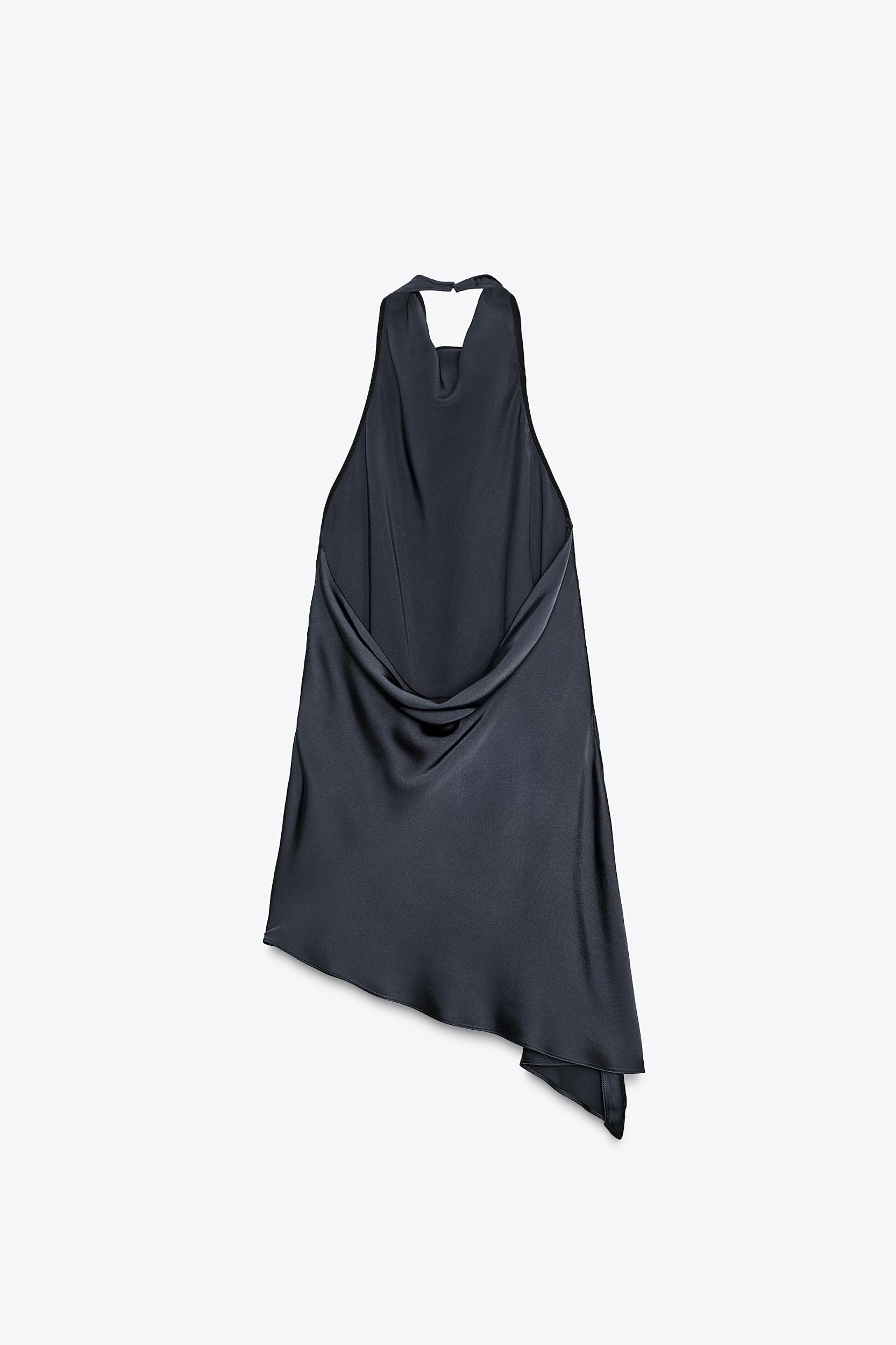 ZW COLLECTION SATIN HALTER TOP Product Image