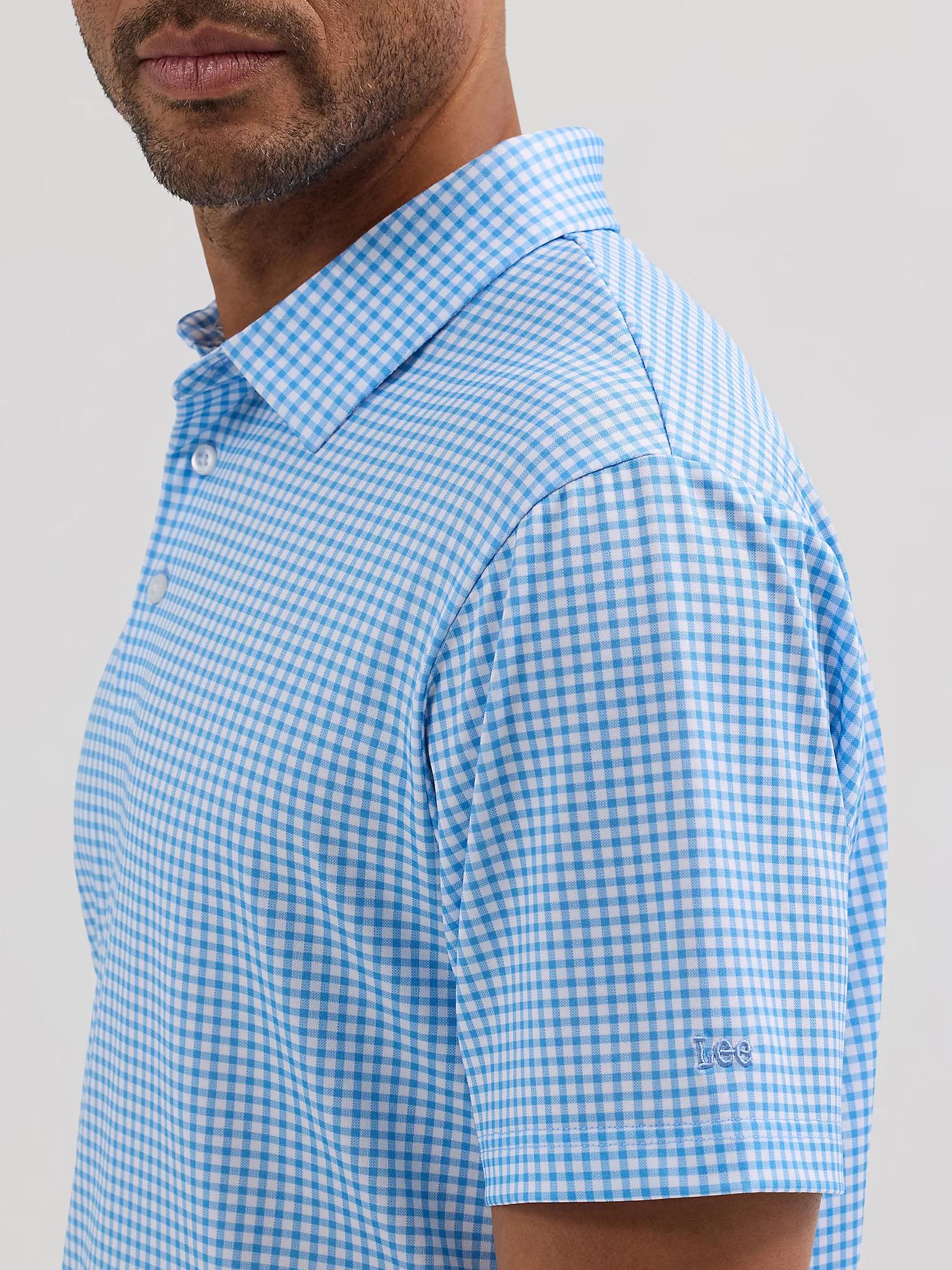 Men's Golf Series Plaid Polo Shirt | Men's Tops & Tees | Lee® Product Image