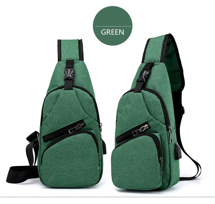 Lior Shoulder Crossbody Backpack With USB Cable Product Image