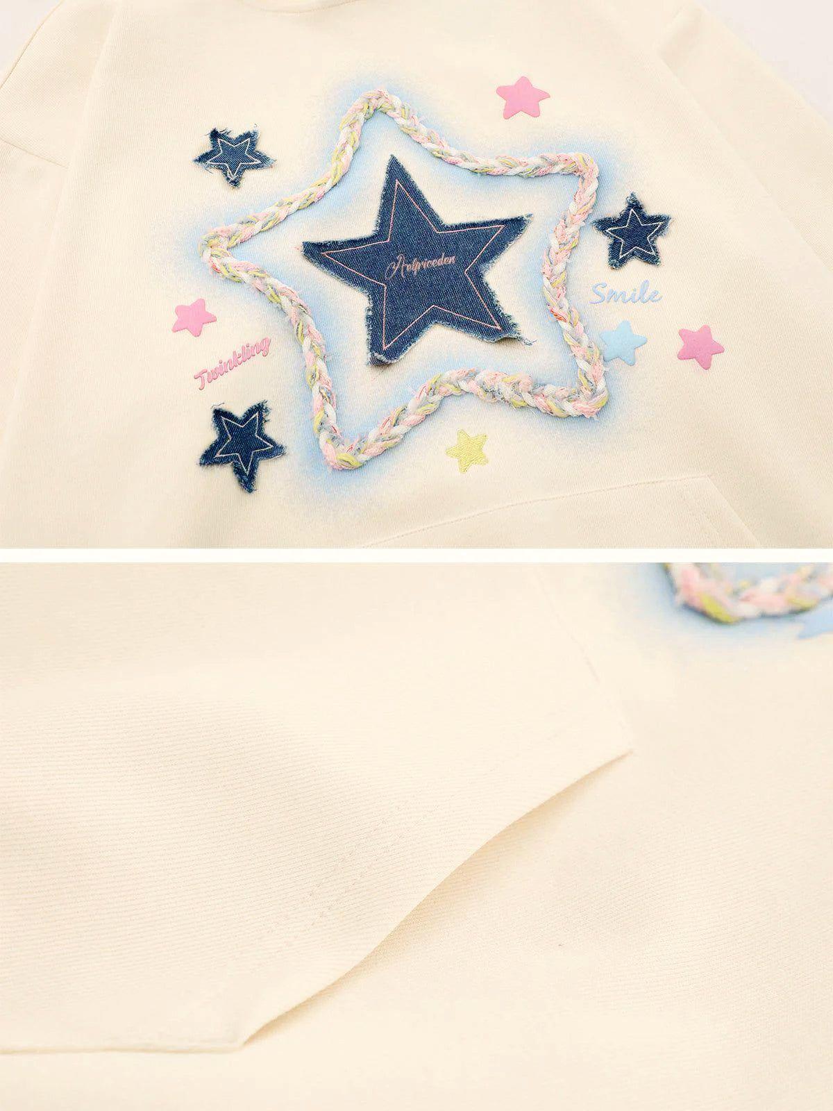 Aelfric Eden Oversized Star Hoodie Product Image