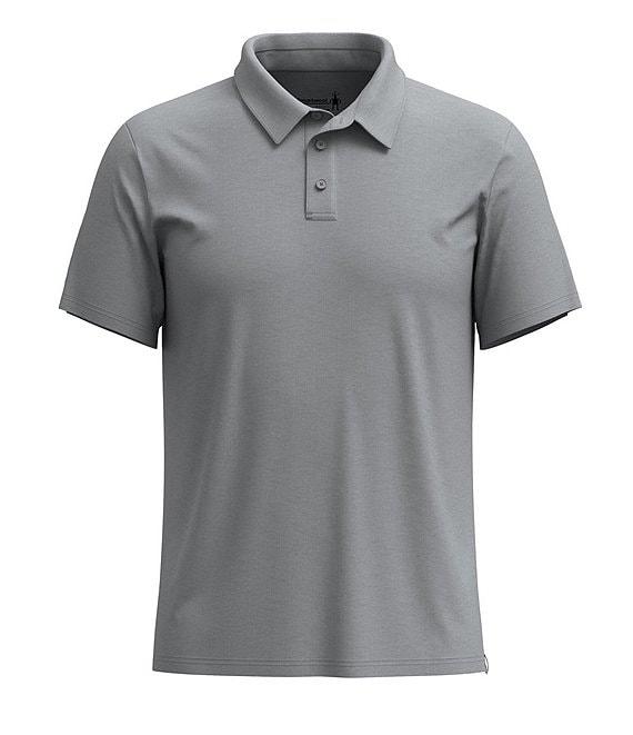 SmartWool Performance Solid Short Sleeve Polo Shirt Product Image