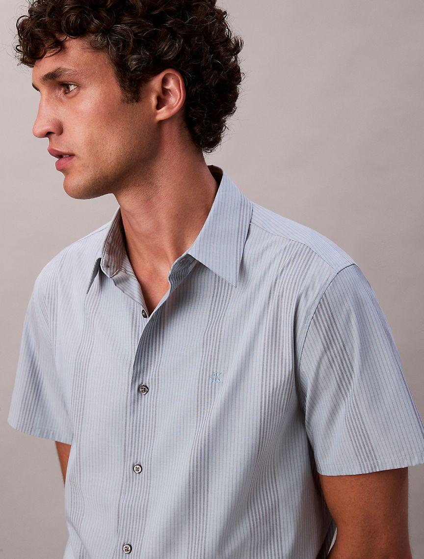 Yarn-Dyed Stripe Stretch Classic Shirt Product Image