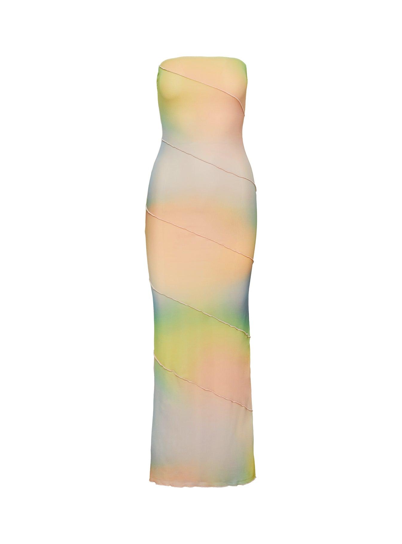 Luela Maxi Dress Tie Dye Multi Product Image