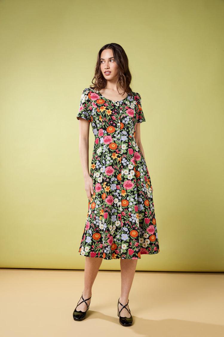 Floral Field Midi Dress Product Image