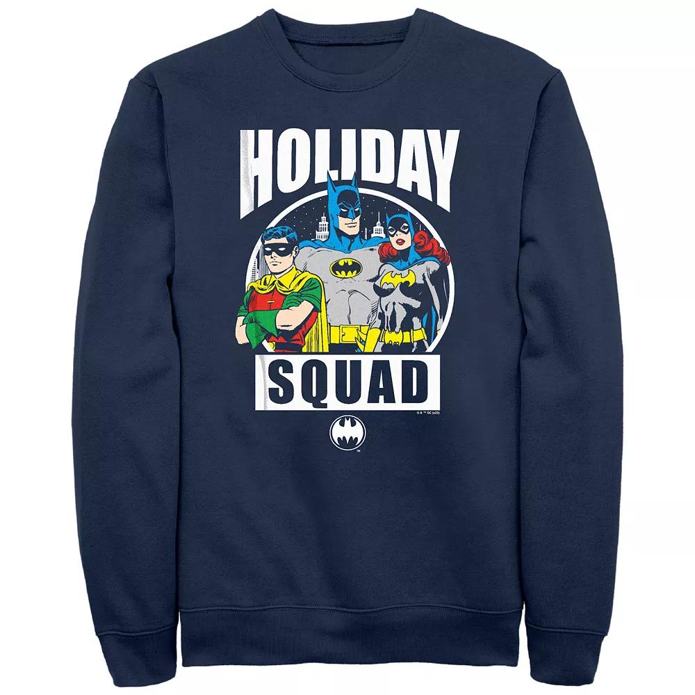 Men's Batman Holiday Squad Stamp Graphic Fleece,  Product Image