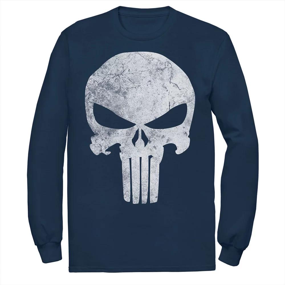Big & Tall Marvel The Punisher Distressed Skull Logo Tee, Men's,  Product Image