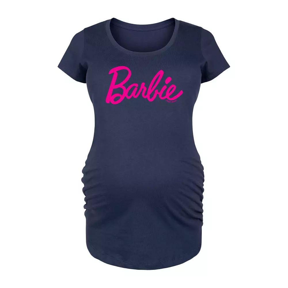 Maternity Barbie® Classic Logo Graphic Tee, Women's,  Product Image