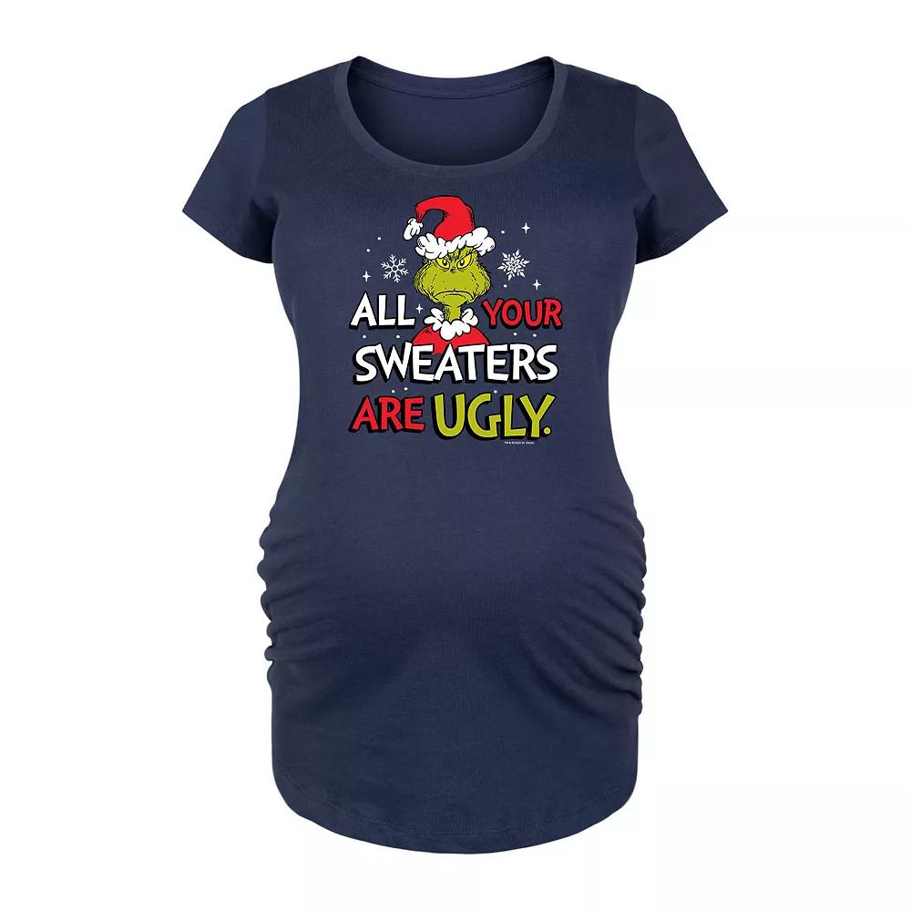 Maternity The Grinch Your Sweaters Are Ugly Graphic Tee, Women's,  Product Image