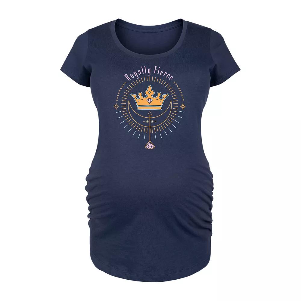 Disney Princess Maternity Royally Fierce Graphic Tee, Women's,  Product Image